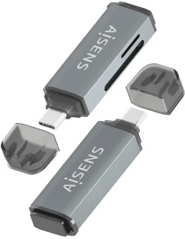 MULTILECTOR Externo AISENS ASCR-2C10-GR GRIS