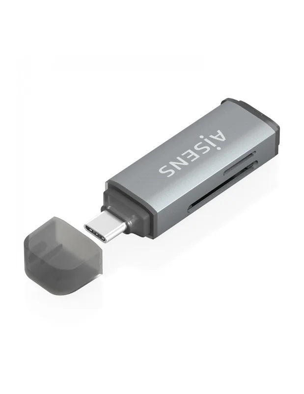 MULTILECTOR Externo AISENS ASCR-2C10-GR GRIS - foto 2