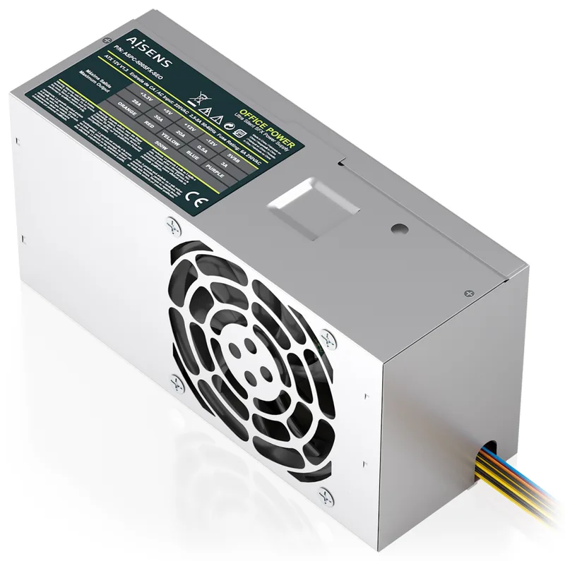 Fuente Alimentacion 500W Aisens 12CM TFX Plata OEM - foto 2