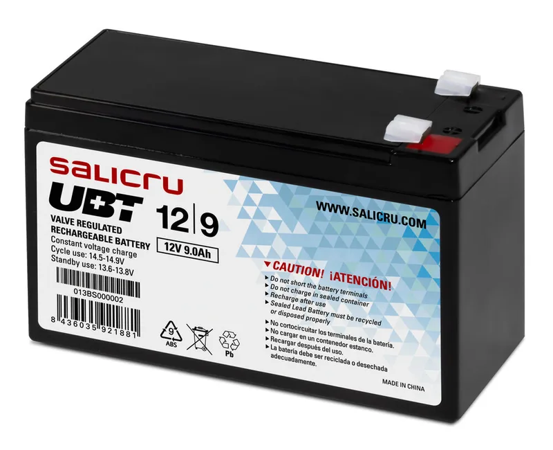 Bateria SAI Salicru UBT 12v/9ah