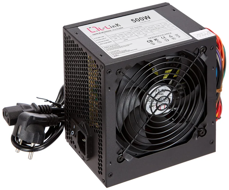 Fuente Alimentacion 500W L-link Ll-ps-micro-500-cab 3SATA 8CM Micro ATX - foto 4
