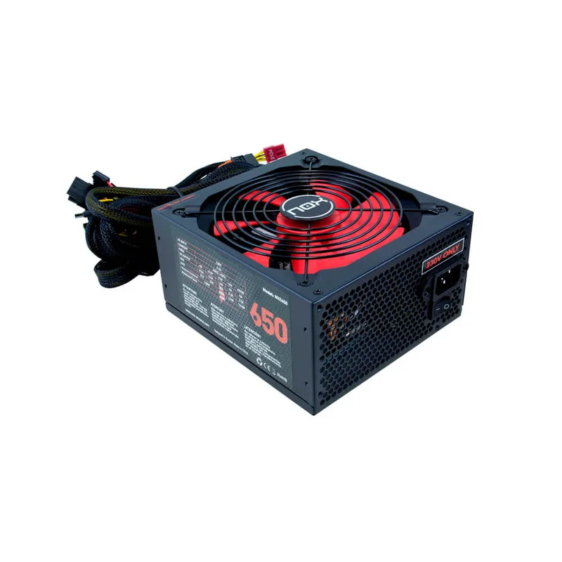 Fuente Alimentacion 650W NOX NX Pfc-activo 87+ 14CM ATX - foto 4