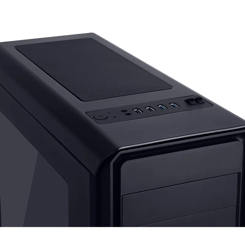 Caja Semitorre/atx NOX Hummer ZX S/fuente Usb3.0 Negra Cont.ventiladores - foto 2