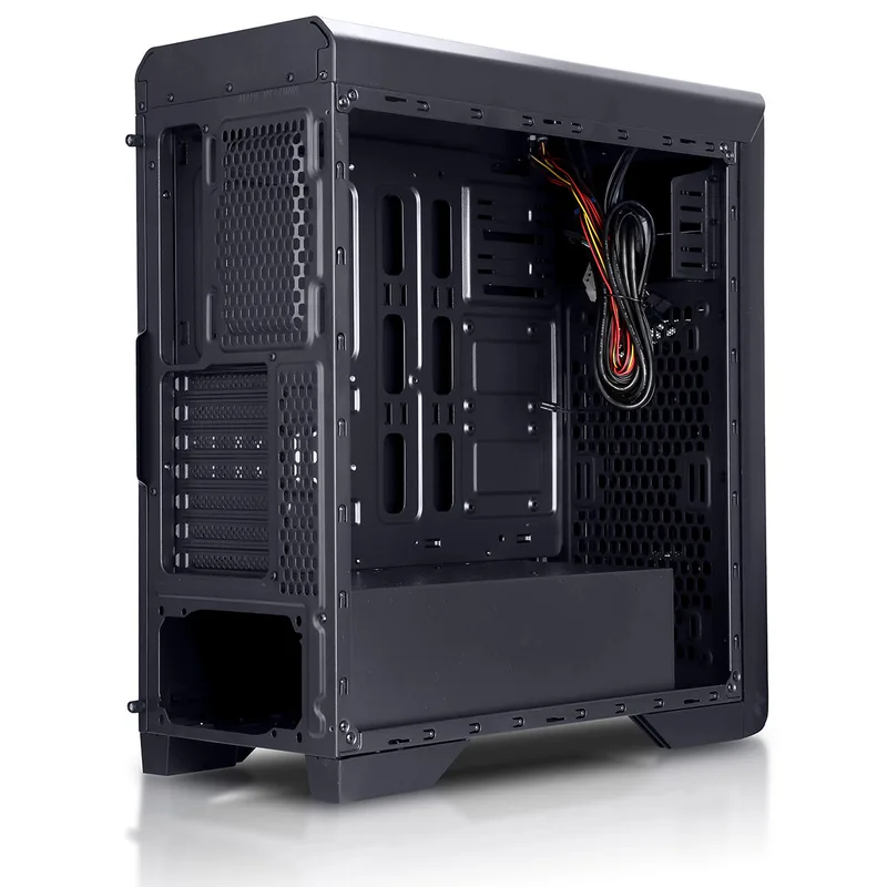Caja Semitorre/atx NOX Hummer ZX S/fuente Usb3.0 Negra Cont.ventiladores - foto 3