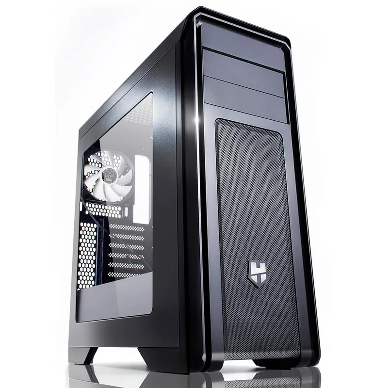 Caja Semitorre/atx NOX Hummer ZX S/fuente Usb3.0 Negra Cont.ventiladores - foto 4