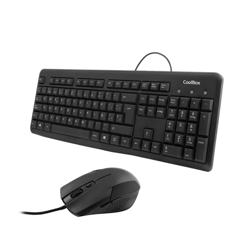Combo Teclado/raton Coolbox Ktr-01u USB Negro