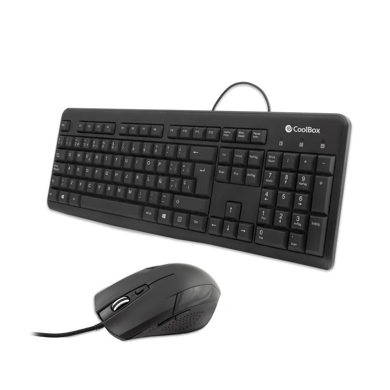 Pc Case Combo Teclado/raton Coolbox USB Negro (pc-case) - foto 2