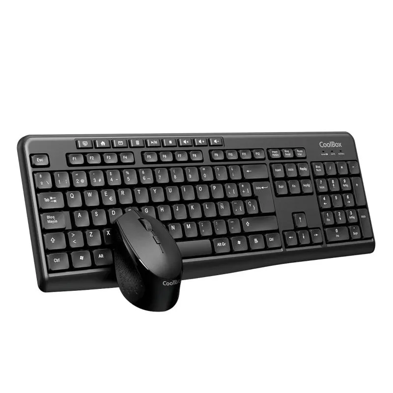 Pc Case Combo Teclado/raton Coolbox USB Negro (pc-case) - foto 3