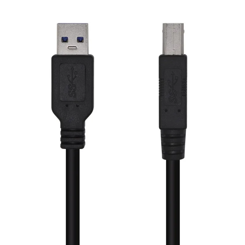 Cable USB Aisens Usb2.0 A/m - B/m 3.0m Negro Impresoa - foto 2