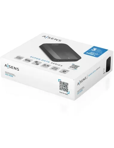 CAJA Disco Duro HDD AISENS ASE-3530B 3.5'' SATA USB3.0/3.1 GEN1 NEGRA - foto 4