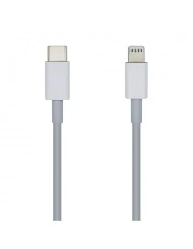 Cable USB Aisens Usb-c Lightning - Usb-c/m 1.0m Blanco