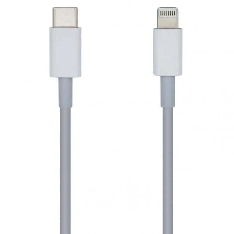 Cable USB Aisens Usb-c Lightning - Usb-c/m 1.0m Blanco - foto 2