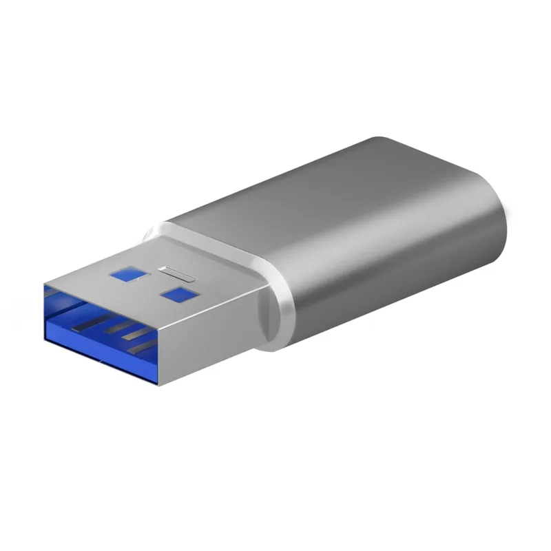 Mini Adaptador Aisens Usb3.2 Usb-c/h - A/m Gen2 Usb2.0 3A Gris