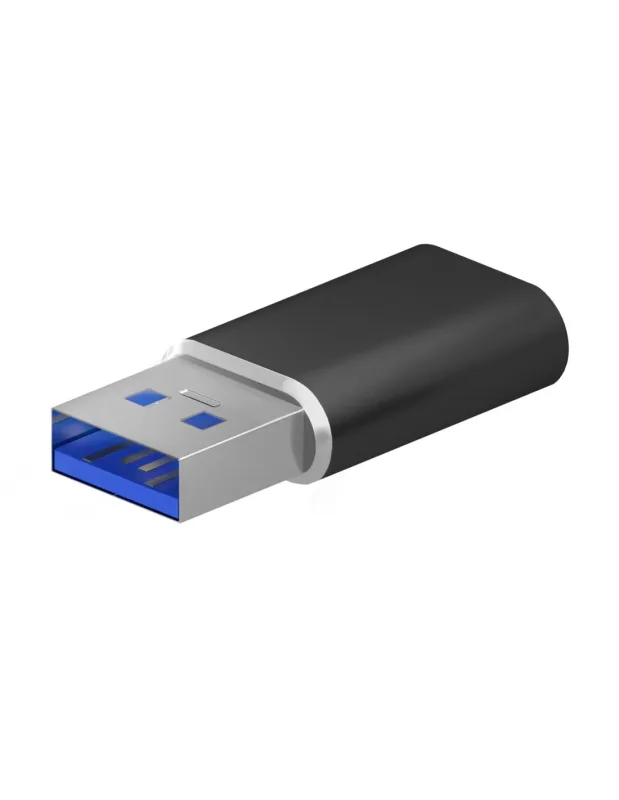 Mini Adaptador Aisens Usb3.2 Usb-c/h - A/m Gen2 Usb2.0 3A Negro - foto 3