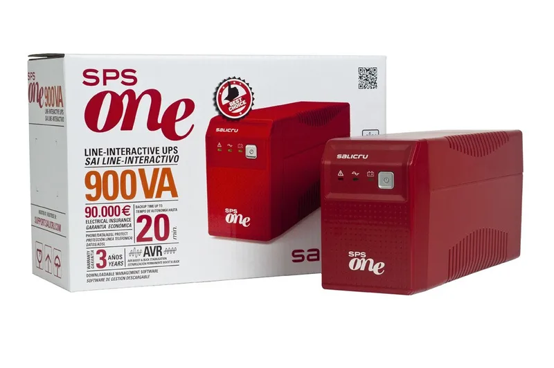 SAI 900VA Salicru ONE Rojo - foto 3
