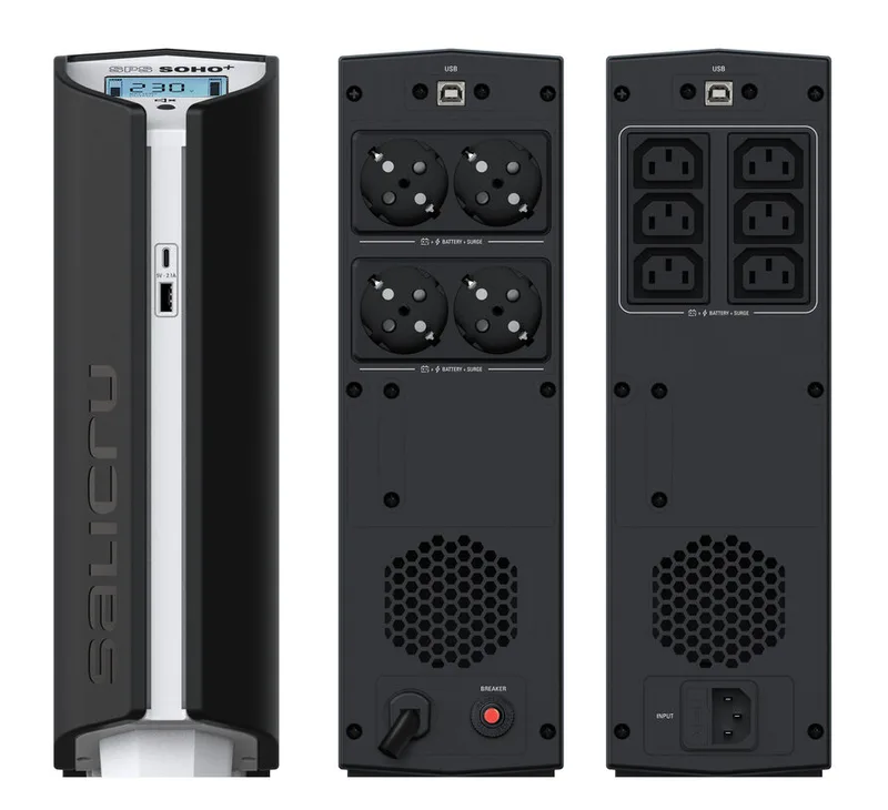 SAI 750VA Salicru SPS Soho+ Negro