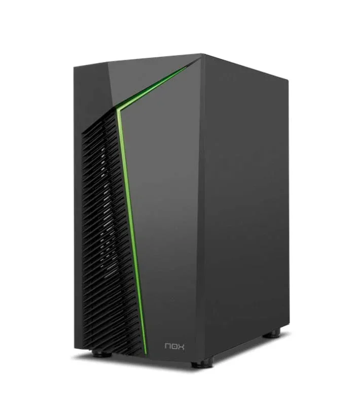 Caja Minitorre/micro-atx NOX Infinity Zeta S/fuente Usb3.0 Negra RGB - foto 2