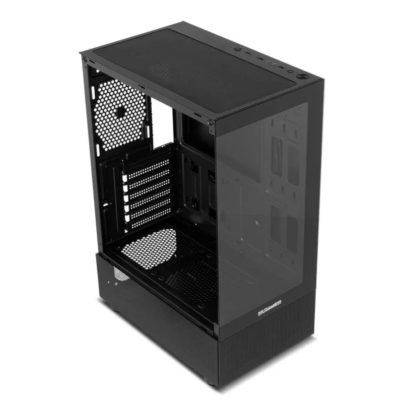 Caja Semitorre/atx NOX Hummer Vision S/fuente Usb3.0 Negra Argb C/ventana - foto 2