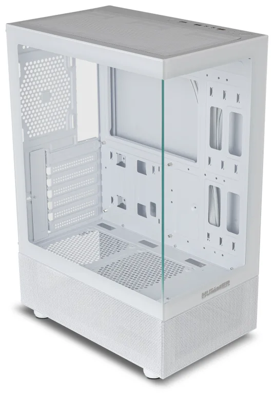 Caja Semitorre/atx NOX Hummer Vision S/fuente Usb3.0 Blanca Argb C/ventana - foto 2