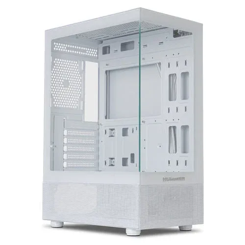Caja Semitorre/atx NOX Hummer Vision S/fuente Usb3.0 Blanca Argb C/ventana - foto 4