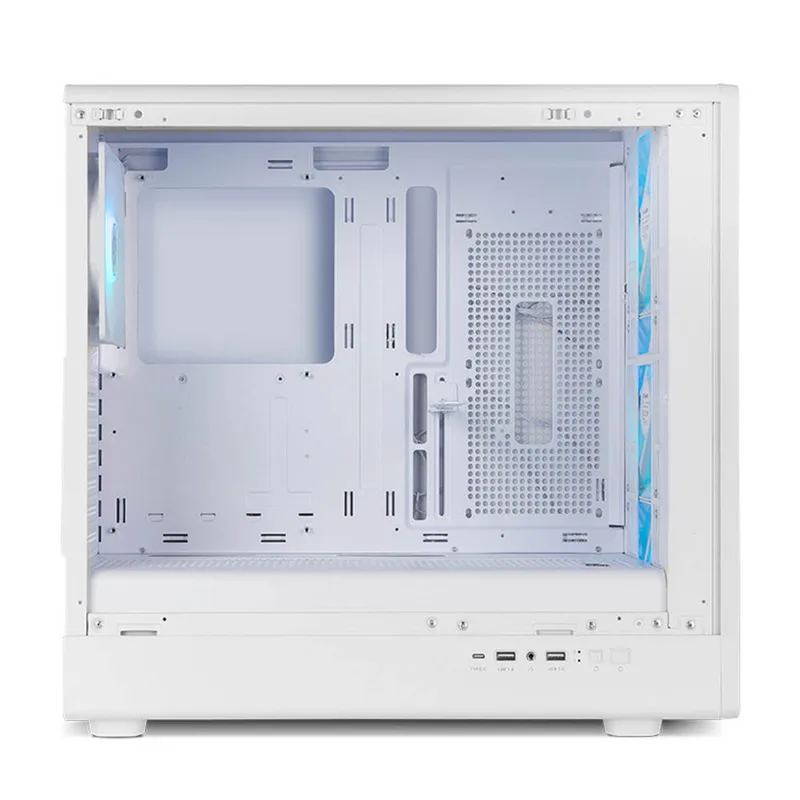 Caja Semitorre/atx NOX Hummer Aero S/fuente Usb3.0-type C Blanca Argb C/ventana - foto 3