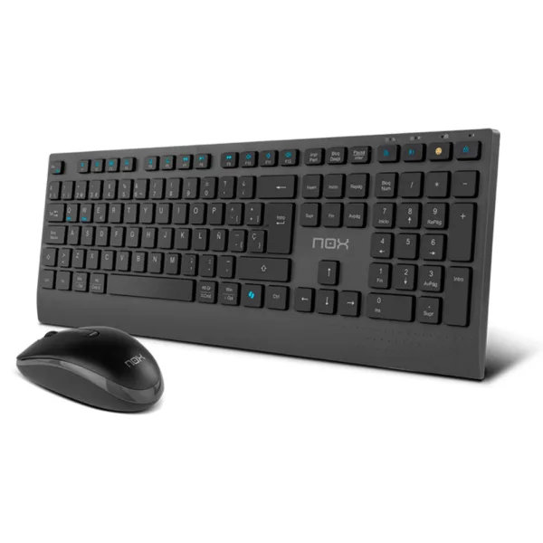 Combo Teclado/raton NOX LITE DUO Inalambrico Negro