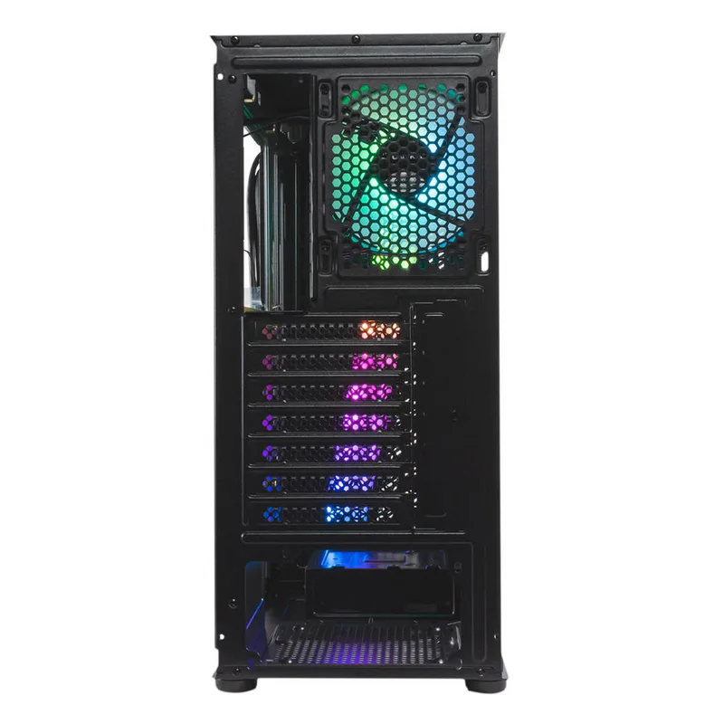 Caja Semitorre/micro-atx Unyka Mini Glayze S/fuente Usb3.0 Negra A-rgb C/ventana - foto 3