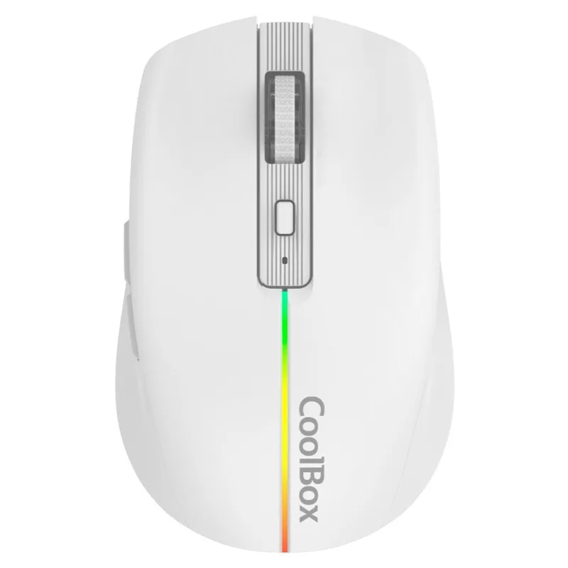 Raton Coolbox W01 1.600dpi Inalambrico Blanco