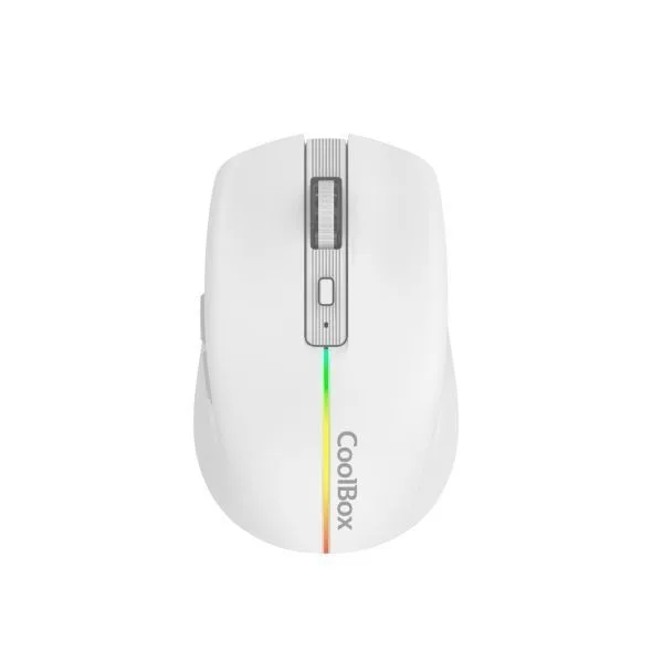 Raton Coolbox W01 1.600dpi Inalambrico Blanco - foto 2