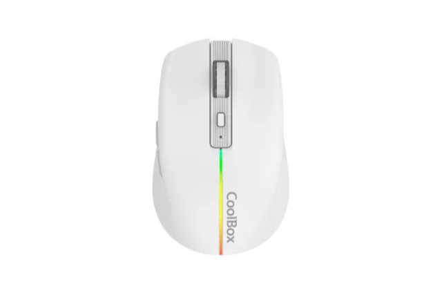 Raton Coolbox W01 1.600dpi Inalambrico Blanco - foto 4