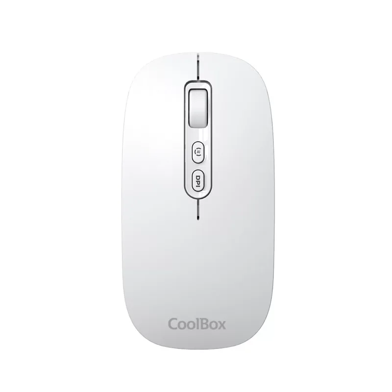Raton Coolbox W02-ia 1.600dpi Inalambrico Blanco