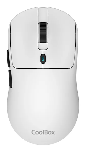 Raton Coolbox W03 10.000dpi Inalambrico Blanco Ultraligero