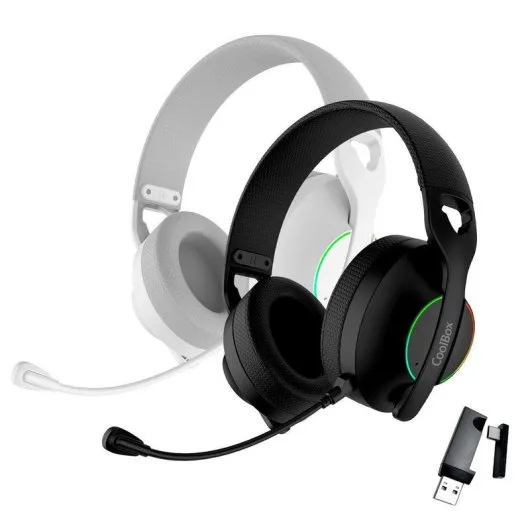 Auriculares C/microfono Coolbox Wb01 Bluetooth 5.4 Negro - foto 3