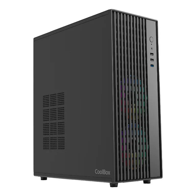 Caja Semitorre/atx Coolbox A850 S/fuente Usb3.0 Negra