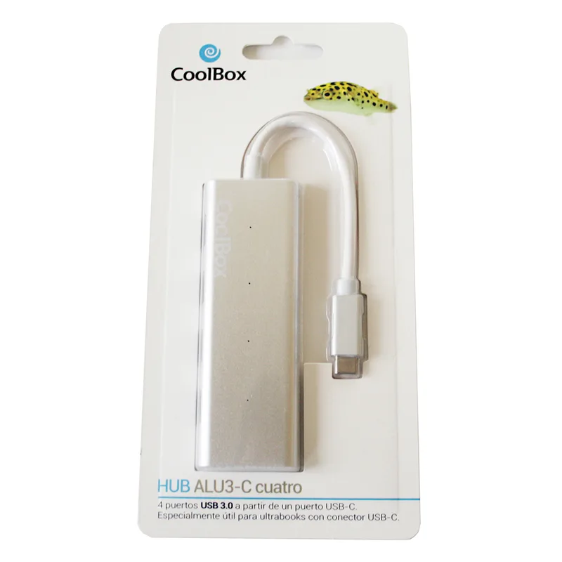 Hub Coolbox 4 Ptos Usb3.0 / Usb-c - foto 2