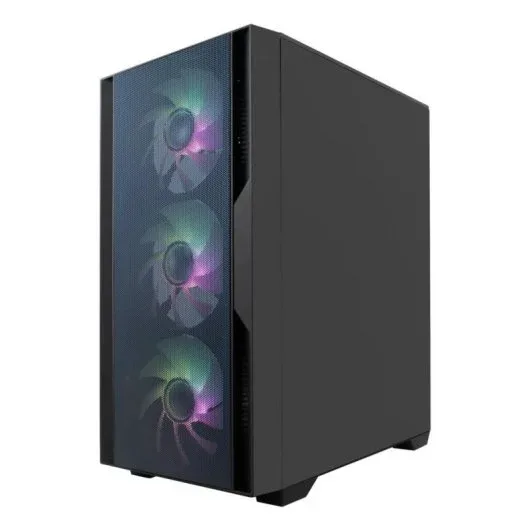 Caja Semitorre/micro-atx Coolbox Gm220 Fusion S/fuente Usb-c Negro A-rgb C/ventana - foto 4