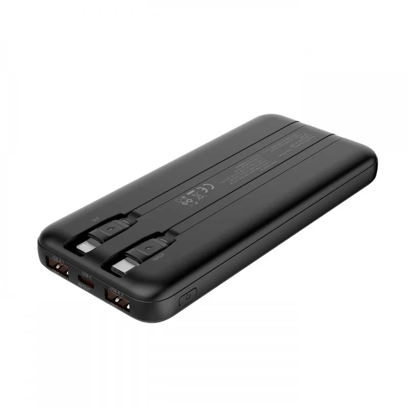 Powerbank Coolbox Dp10 10000MAH Cable Integrado Negro - foto 2
