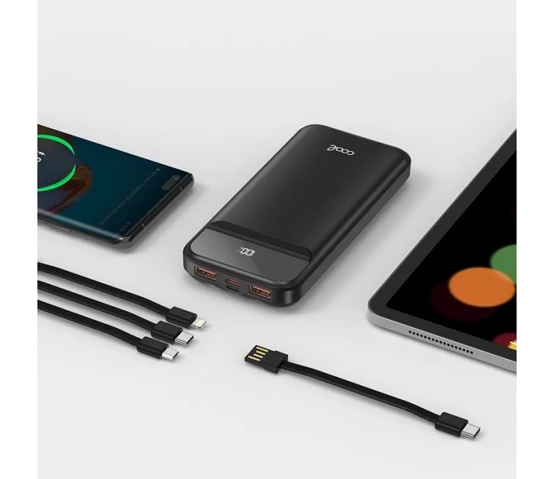 Powerbank Coolbox Dp10 10000MAH Cable Integrado Negro - foto 3