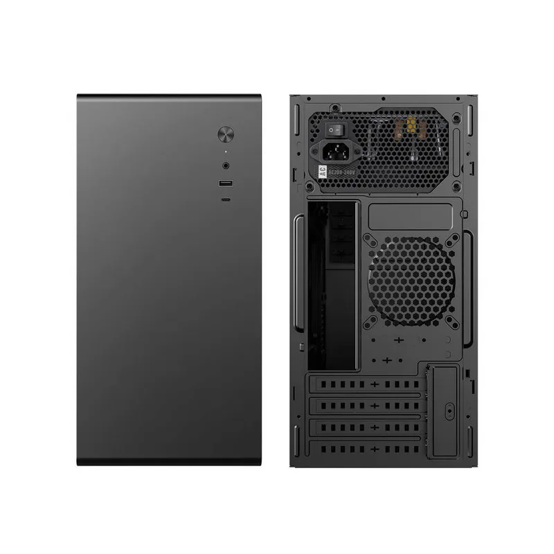 Caja Semitorre/micro-atx Coolbox M640c S/fuente Usb-c Negra - foto 2