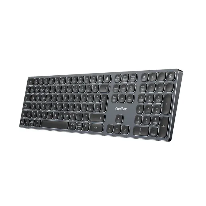 Teclado Coolbox Moonlight B431 Inalambrico Retroiluminado Negro - foto 2