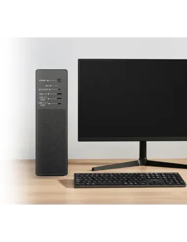Caja Semitorre/micro-atx Coolbox T100 Slim S/fuente Usb-c Negra - foto 4