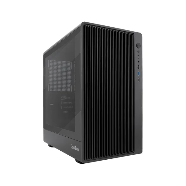 Caja Semitorre/micro-atx Coolbox M680 500W Usb-c Negra