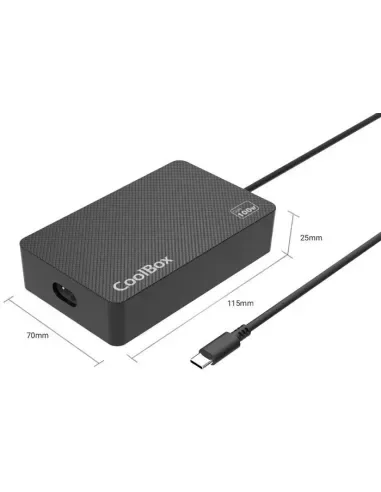 Cargador Automatico Coolbox 100W Usb-c GAN - foto 3