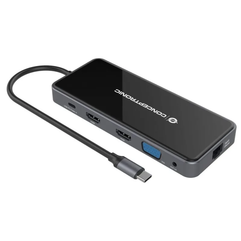 Club-3d Docking Club 3D 12en1 Usb-c 100W Negro - foto 2