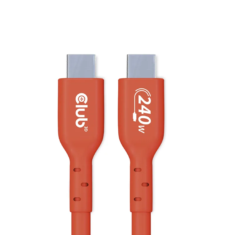 Club-3d Cable Usb2 Type-c Club 3D Certificado Data 480MB PD 240w(48v/5a) EPR M/m 3M - foto 3