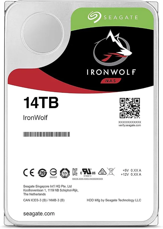 Disco Duro HDD SEAGATE NAS 3.5" 8TB 7200RPM 256MB SATA3 IRONWOLF NAS - foto 2
