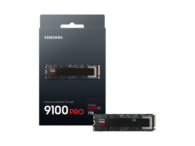 Disco Sólido SSD SAMSUNG M.2 2TB PCIE5.0 NMVE 9100 PRO - foto 2