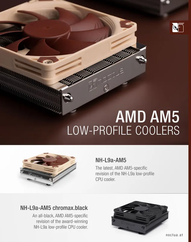 Refrigerador CPU Noctua Nh-l9a-am5 Socket AMD AM5 - foto 3