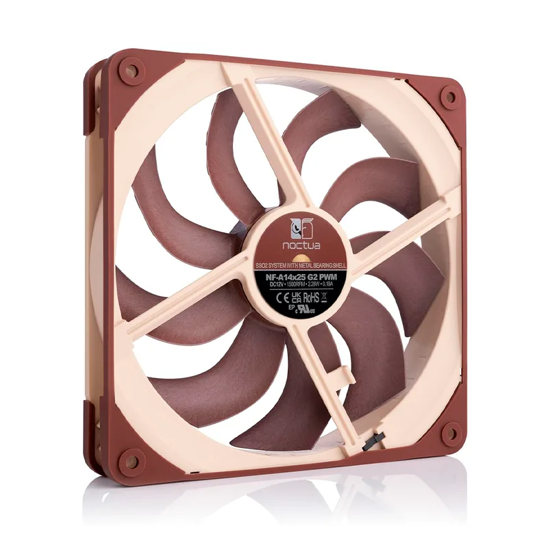 Ventilador 14CM Noctua Nf-a14x25 G2 PWM Marron