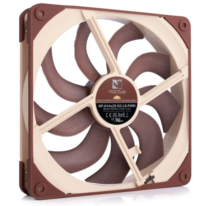 Ventilador 14CM Noctua Nf-a14x25 G2 Ls-pwm Marron
